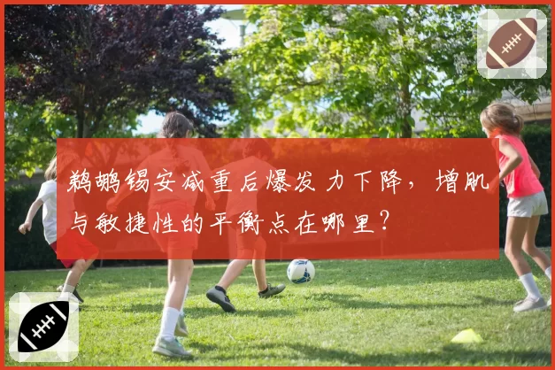 鹈鹕锡安减重后爆发力下降,增肌与敏捷性的平衡点在哪里?