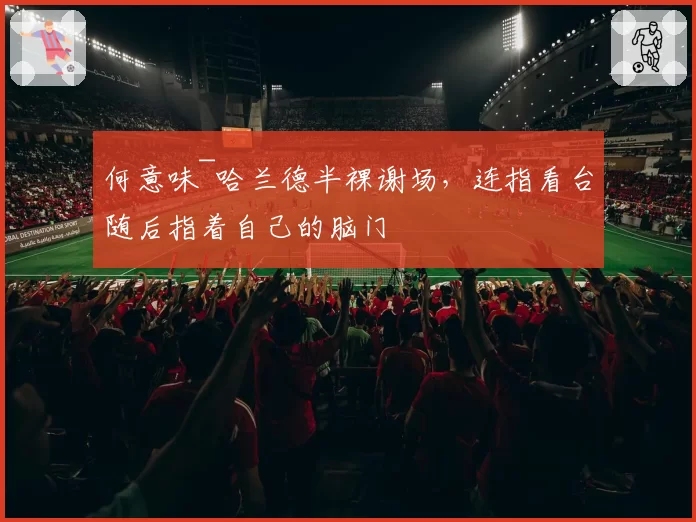 何意味~哈兰德半裸谢场，连指看台随后指着自己的脑门